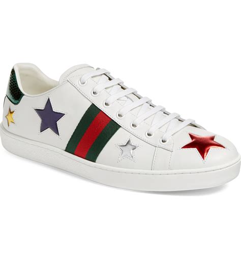 star sneakers gucci|gucci casual sneakers.